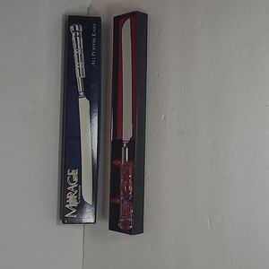 Mirage By Robinson Stainless Steel Knife All Purpose lucite handle